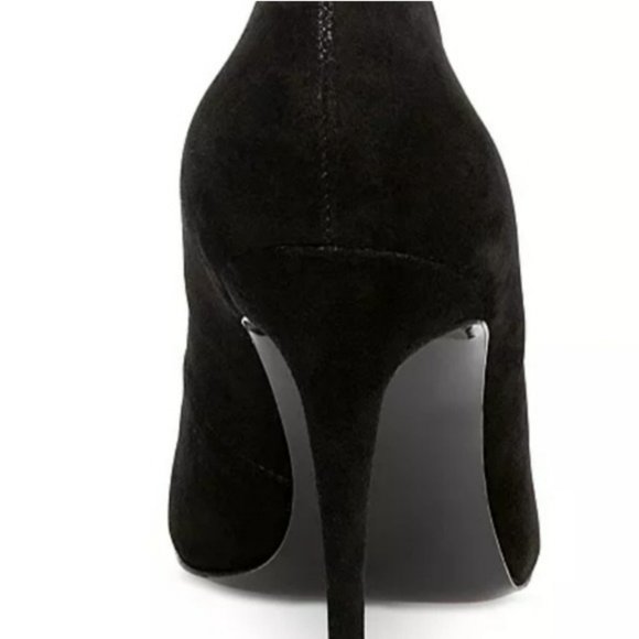 Steve Madden Daisie Pumps Suede Black - Picture 4 of 12